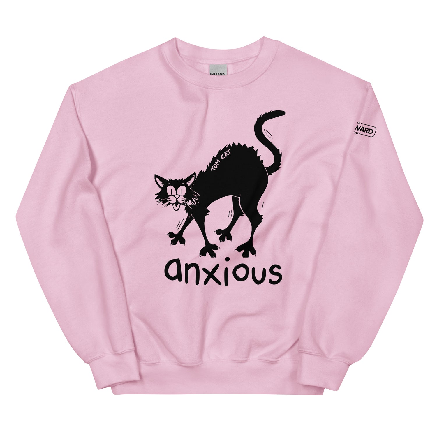Tom Cat Anxious Sweatshirt - Pink