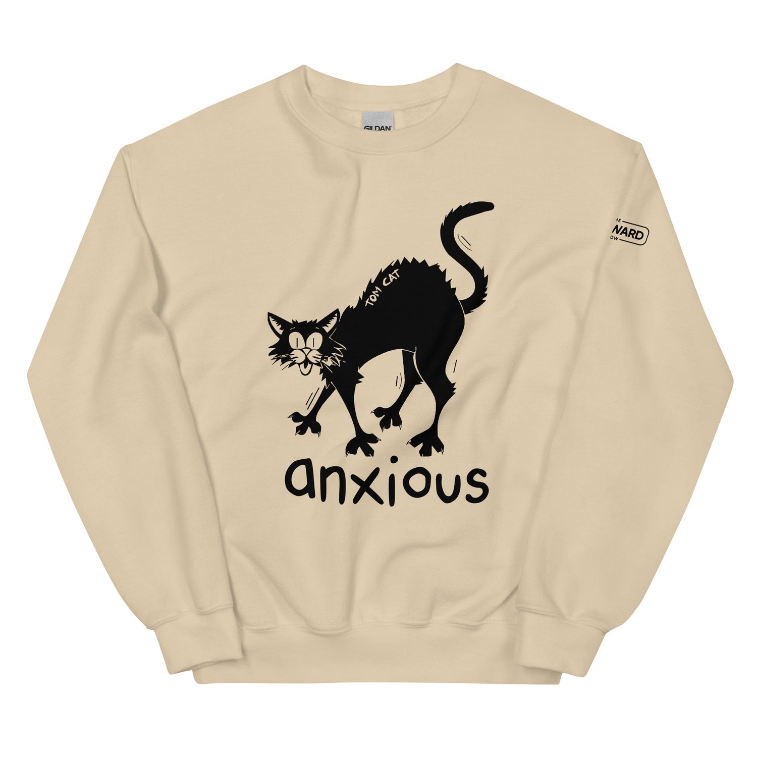 Tom Cat Anxious Sweatshirt - Tan